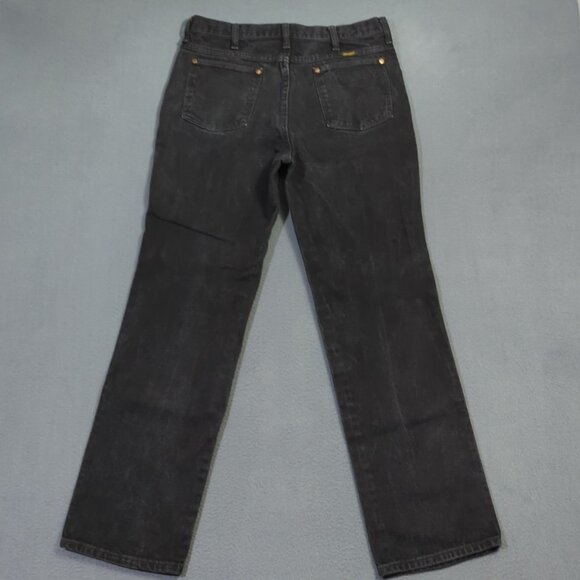 Wrangler VTG Jeans Mens 34x32 Black 936 WBK Slim Cowboy Cut Slim Fit Made In USA - Picture 3 of 10